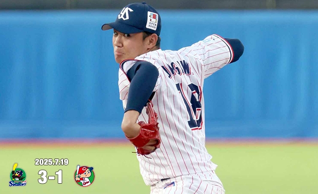 奥川投手が7回無失点の好投で今季初勝利！