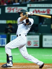 山田哲人1☆WBC侍ジャパン日本代表ユニフォーム☆ 東京ヤクルトスワローズ ヤクルト・山田哲人「世界一だけを目指して集中して全力でプレー