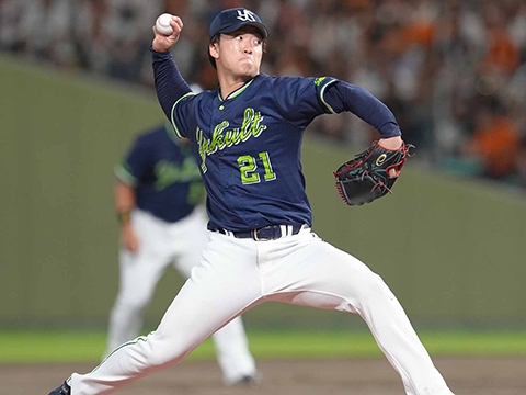 先発・吉村投手が7回1失点の好投で5勝目！