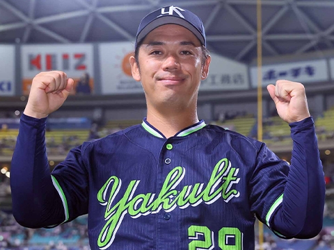 小川投手が8回5安打無失点の好投