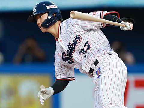 内山選手が1安打1打点