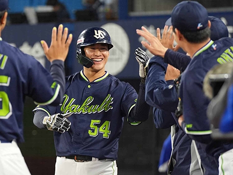 田中選手がプロ入り初安打初打点を記録！