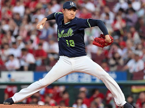 奥川投手が7回途中2失点の粘投で4勝目