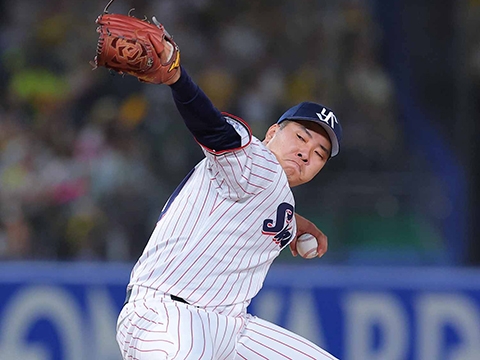 荘司投手が1イニングを無失点に封じ、今シーズン2勝目！