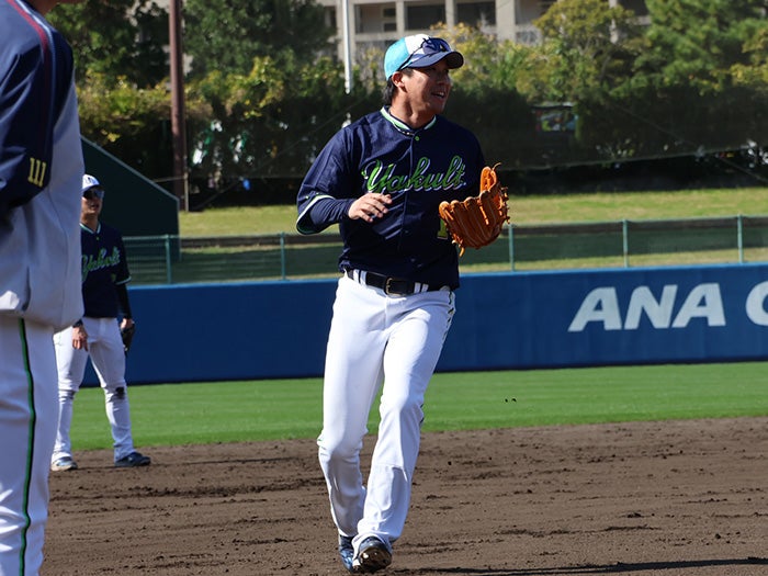 キャンプレポート】第1クール4日目 内山選手「背番号3の自覚を胸に