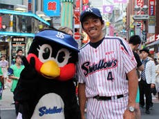 一緒に「七夕まつりグランドフィナーレ」に参加したつばみと度会広報で記念撮影!