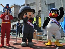 キュータやハットくんと一緒に防災ウルトラクイズに参加