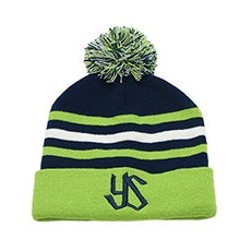 ポンポンニット帽