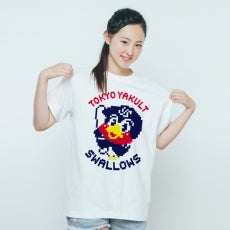 東京ヤクルトスワローズ つば九郎 Tシャツ YAMADA TETSUTO Tシャツ」、「つば九郎ドット Tシャツ」を販売します
