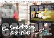 つば九郎卓上カレンダー「つばくろうのかれんなかれんだー。」を販売し つば九郎のかれんだー 2015-2016 カレンダー