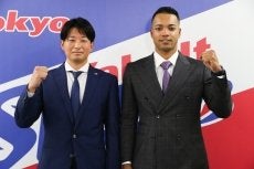 柿沼友哉選手、日隈モンテル選手が入団会見を行いました！