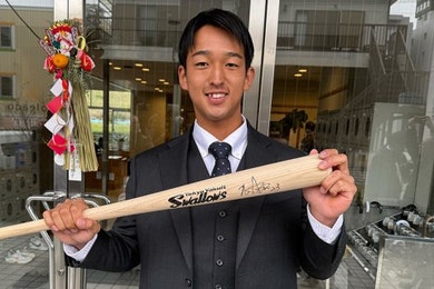 ドラフト1位の松下歩叶選手ら7選手が入寮