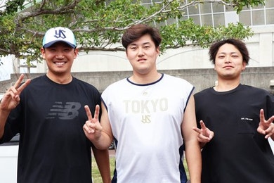 【キャンプレポート】第3クール4日目　「状態は良い、子どもの頃のように野球を楽しみたい。よく使う日本語は『ガンバッテ』や『サイコウ』」（ウォルターズ投手）