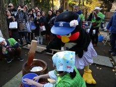 つばみが渋谷区「せんだがや餅つき大会2017」を訪問！