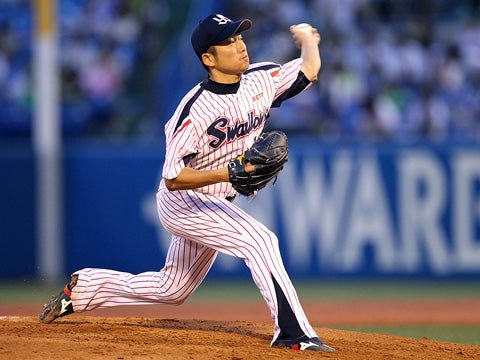 石川投手は7回途中9安打5失点で7勝目