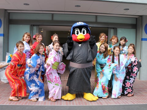 Passionもゆかた姿でお出迎え