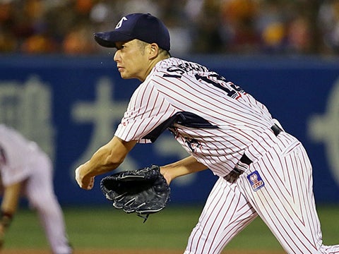 石川投手は5回6安打3失点