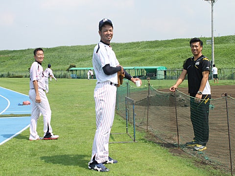 元チームメイトとの再会