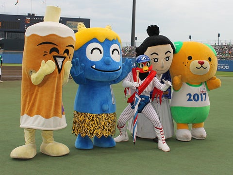 4県のキャラクターが登場!