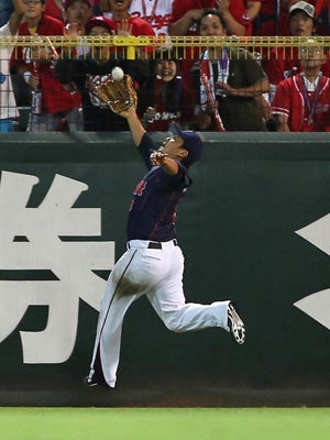 ファインプレー!