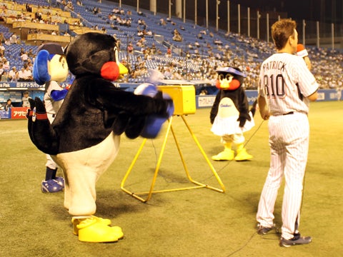 ストップウォッチ20秒止め対決inグラウンド