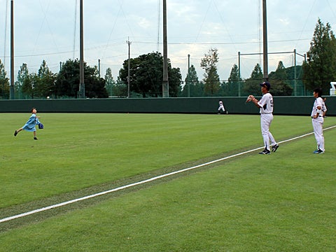 試合後にもわくわく体験