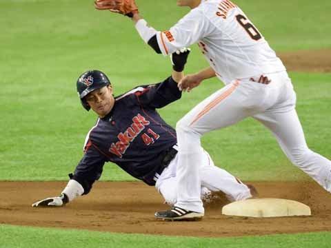 タイムリー二塁打は「ラッキー」