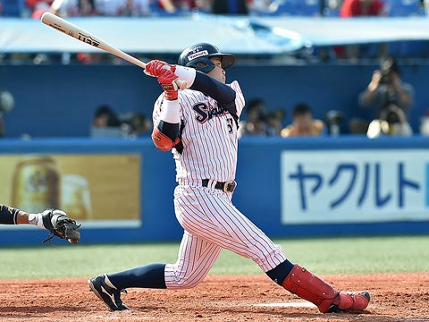 今季初安打は二塁打