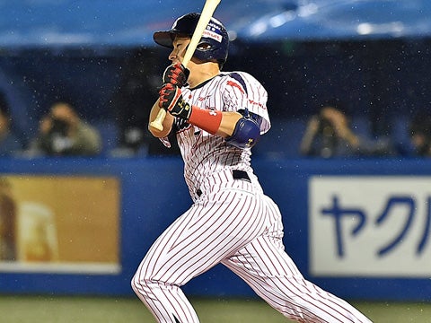 代打でタイムリー