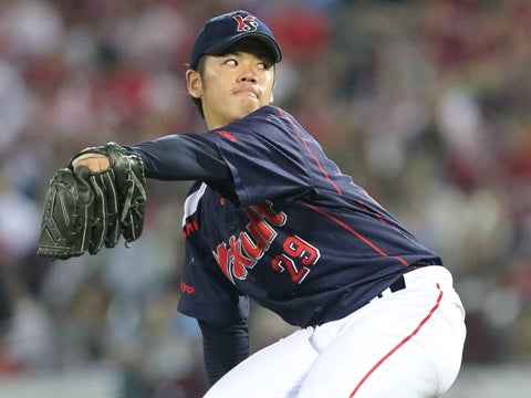 小川投手が自己最速150キロ! 8回1失点で9勝目