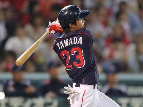 山田選手が一時逆転の28号2ラン含む2安打3打点