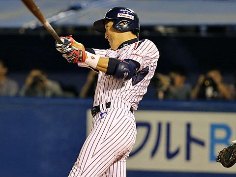 犠牲フライで勝ち越し!