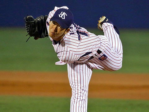 八木投手は5回3失点で6敗目