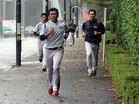 外周ランニングへ