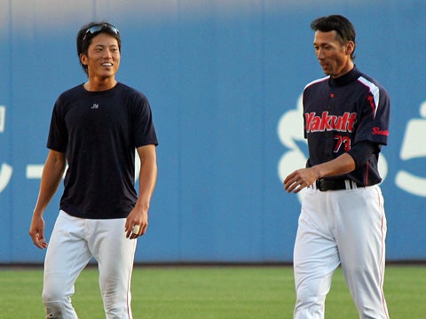 球場貸切ランニング