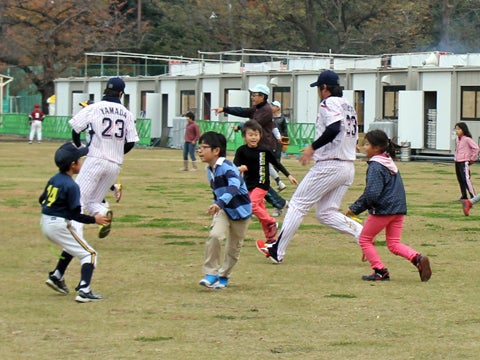 野球の前に準備運動