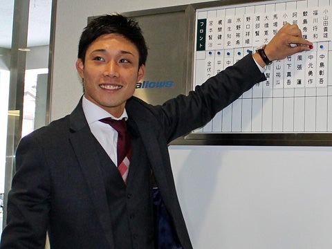 ようこそ! 中元投手と中島投手が入寮