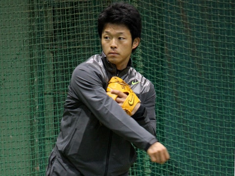 大引選手が神宮で初練習!