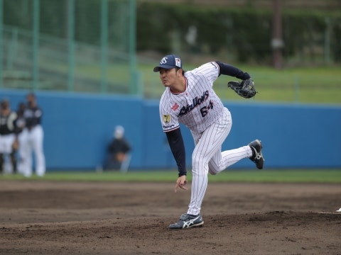 大下投手が2回無失点