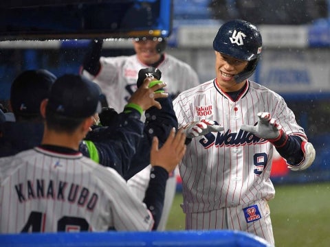 塩見選手が2安打3打点の活躍！