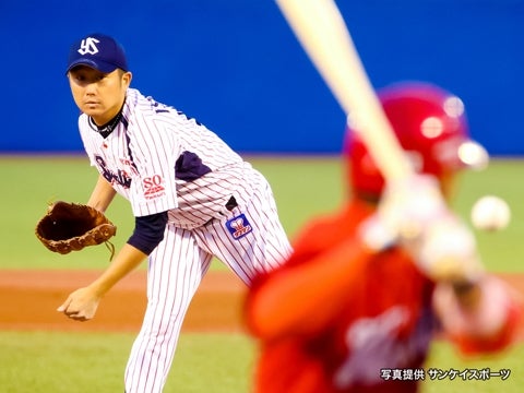 石川投手が5回1失点で9勝目！