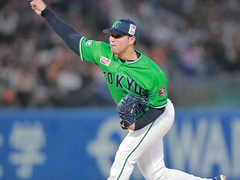 ヤフーレ投手が8回途中2失点の好投