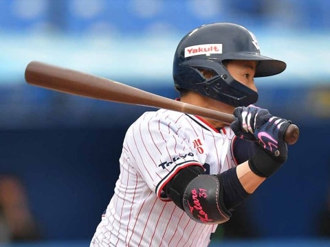 山崎選手が2安打1打点の活躍