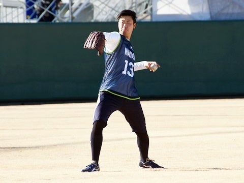 前日にブルペン入り