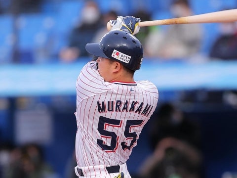 村上選手が貴重な追加点となる7号ソロ！