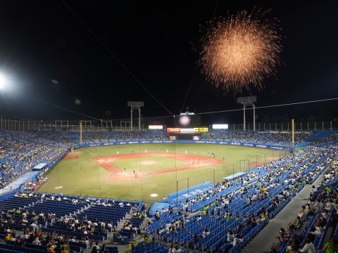 花火の打ち上げ