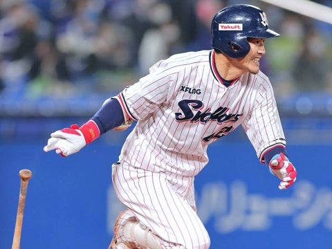 一時勝ち越しのタイムリー