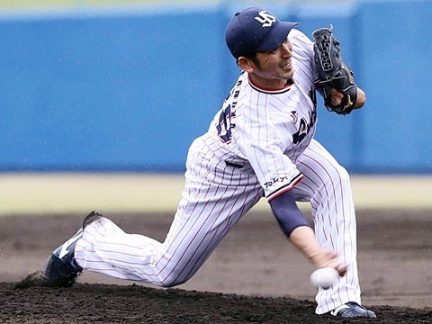 山中投手は2回1安打無失点