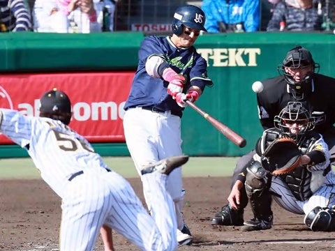 坂口選手のタイムリーで10点目！