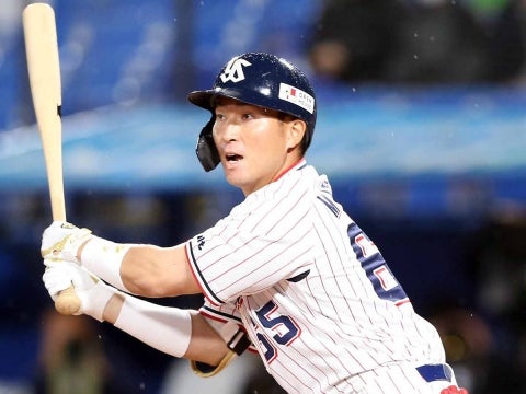 代打・松本友選手がタイムリー